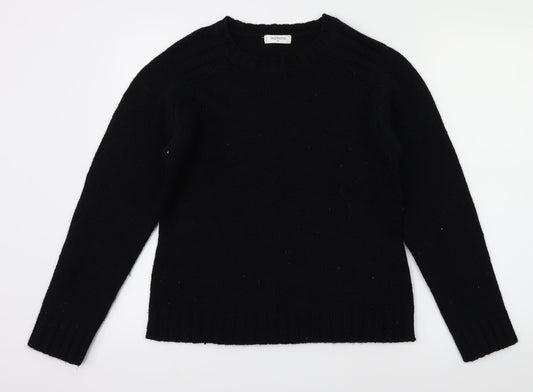 editions Womens Black   Pullover Sweatshirt Size M