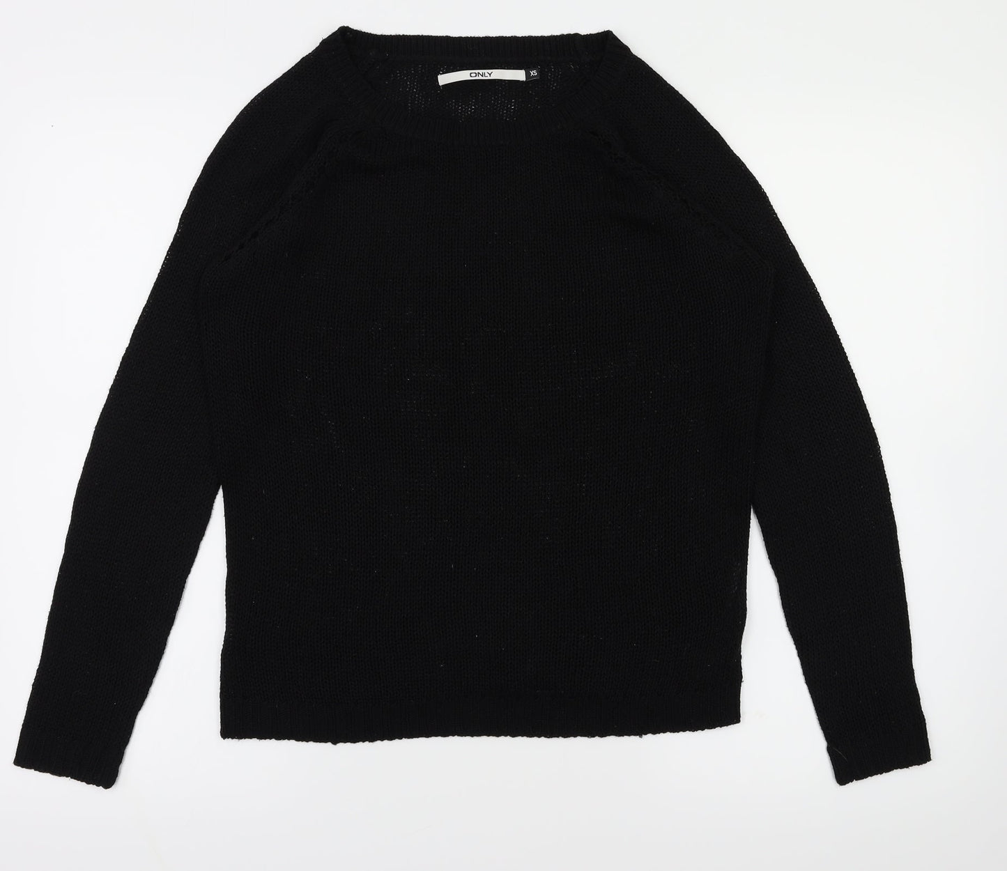 Only Womens Black   Basic T-Shirt Size XS