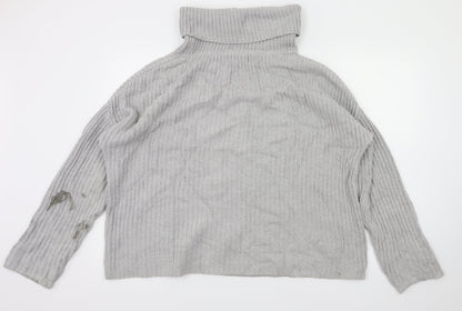 Preloved Brakeburn Womens Grey   Pullover Jumper Size 10 - Back