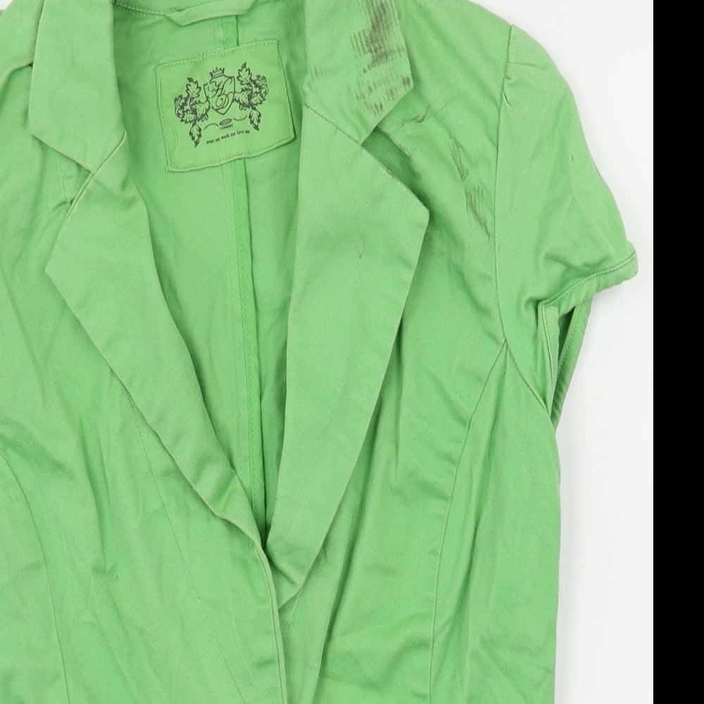 New Look Womens Gold   Jacket  Size 8