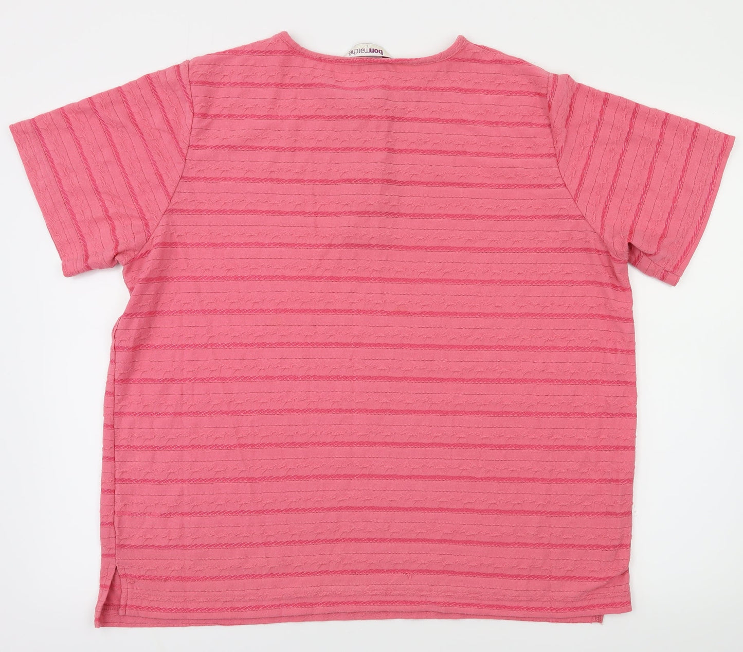 Bonmarché Womens Pink   Basic T-Shirt Size L