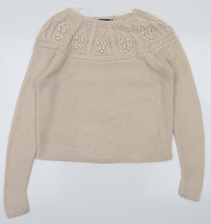 Preloved Dorothy Perkins Womens Pink   Pullover Jumper Size 12 - Front