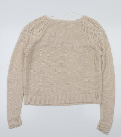 Preloved Dorothy Perkins Womens Pink   Pullover Jumper Size 12 - Back