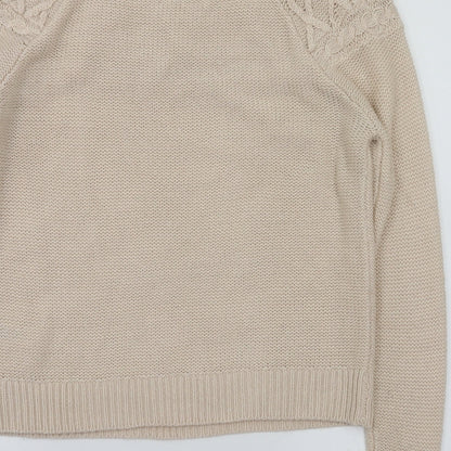 Preloved Dorothy Perkins Womens Pink   Pullover Jumper Size 12 - Label