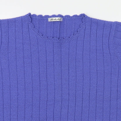 Preloved Berkertex Womens Blue   Pullover Jumper Size 10 - Detail