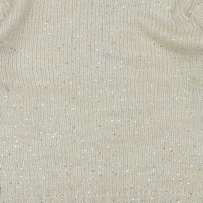 Preloved M&Co Womens Ivory   Pullover Jumper Size L - Label