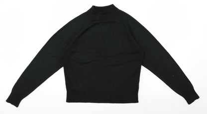 Preloved BHS Womens Black  Knit Pullover Jumper Size 10 - Front