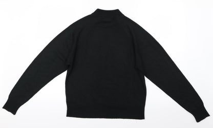 Preloved BHS Womens Black  Knit Pullover Jumper Size 10 - Back