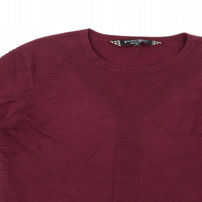 Preloved Principles Womens Purple  Knit Pullover Jumper Size 12 - Detail