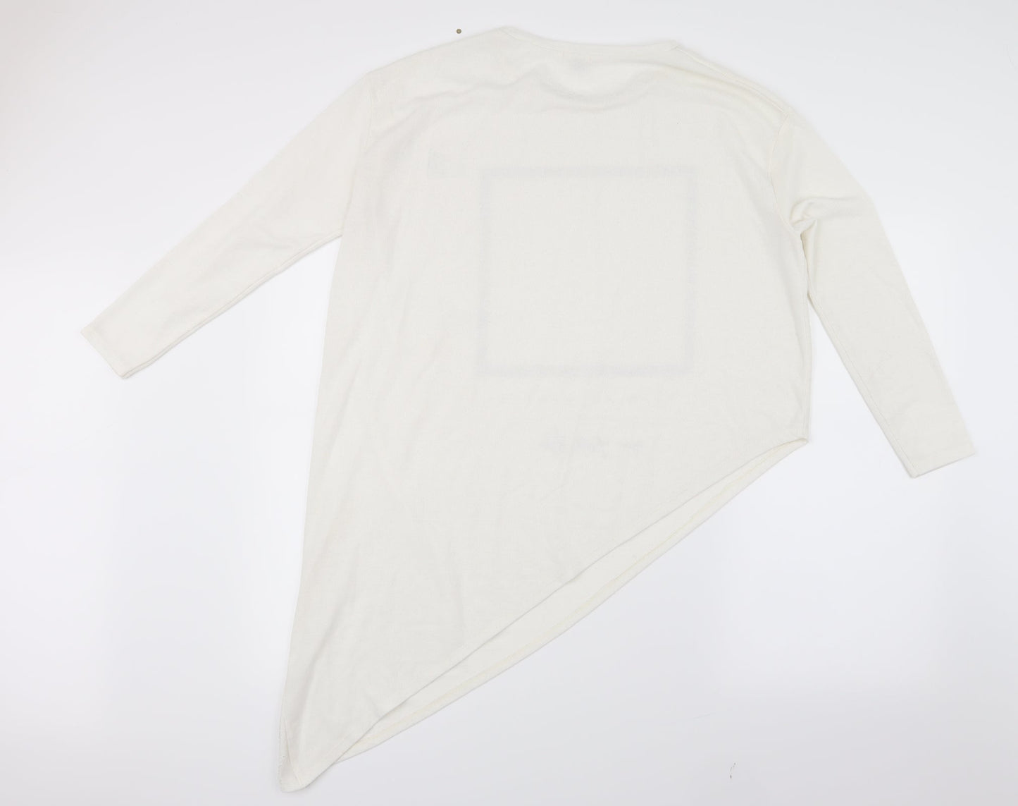 River Island Womens White   Basic T-Shirt Size 12