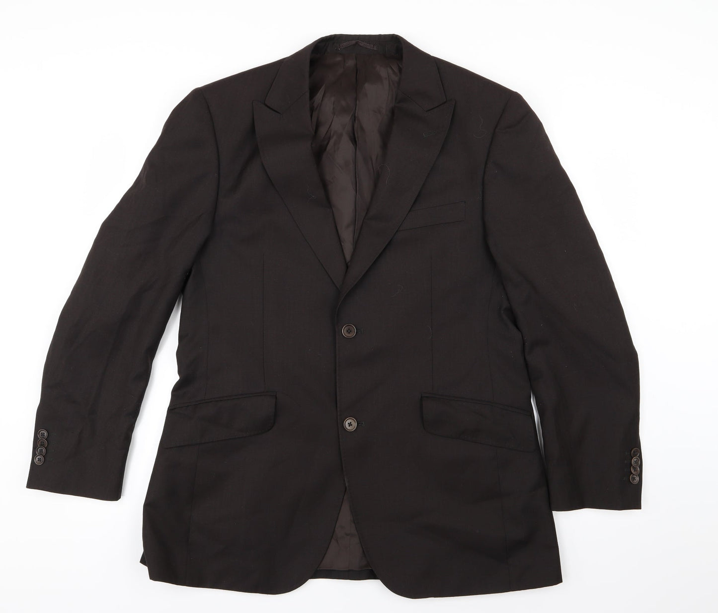 Jones Mens Black   Jacket Suit Jacket Size 38