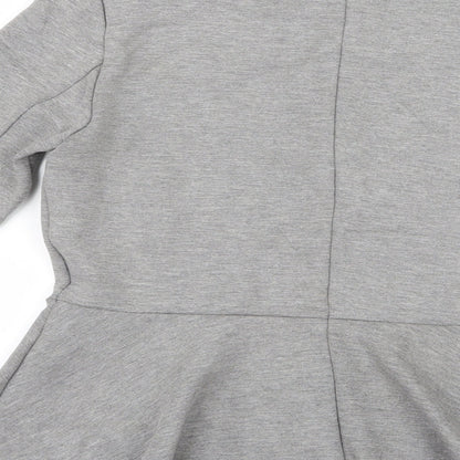 Preloved Topshop Womens Grey   Jacket  Size 10 - Label