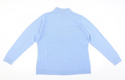 Preloved First Avenue Womens Blue   Pullover Jumper Size L - Back