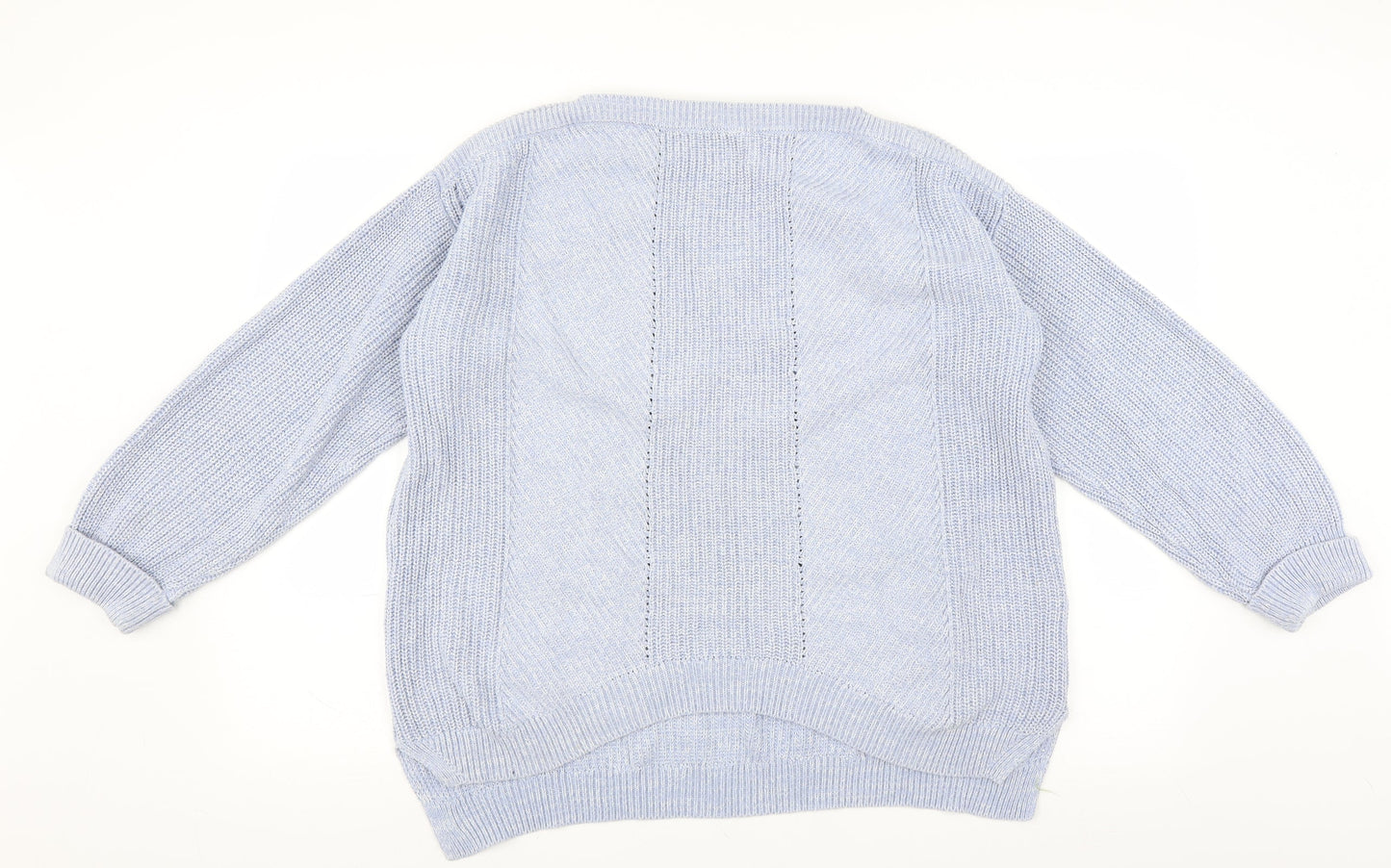 Marks and Spencer Womens Blue   Pullover Jumper Size L