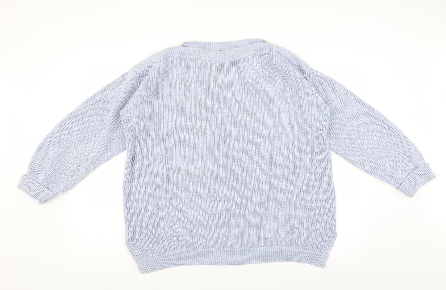 Marks and Spencer Womens Blue   Pullover Jumper Size L