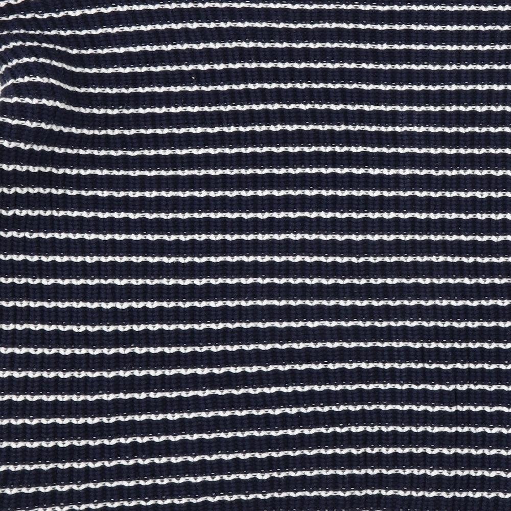 Marks and Spencer Womens Blue Striped  Pullover Jumper Size L