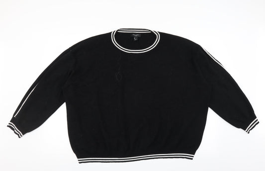 New Look Womens Black   Pullover Jumper Size L