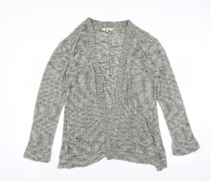 Preloved Peacocks Womens Green   Cardigan Jumper Size 16 - Front