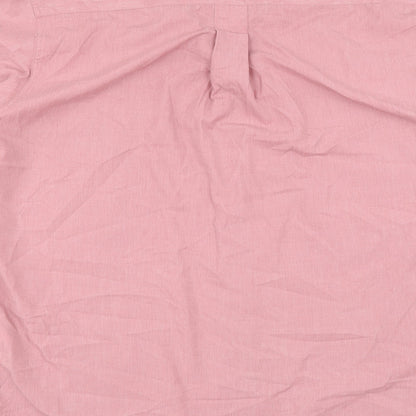 Preloved Cotton Traders Mens Pink    Button-Up Size M - Label