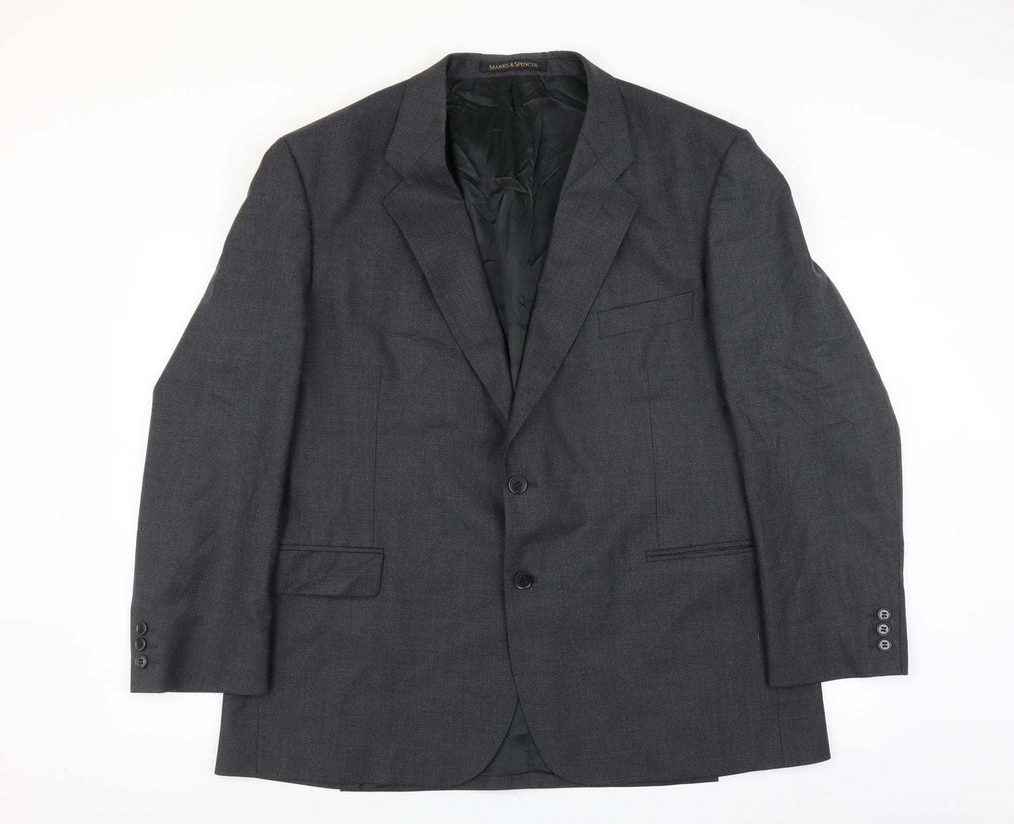 Marks and Spencer Mens Grey   Jacket Suit Jacket Size 46