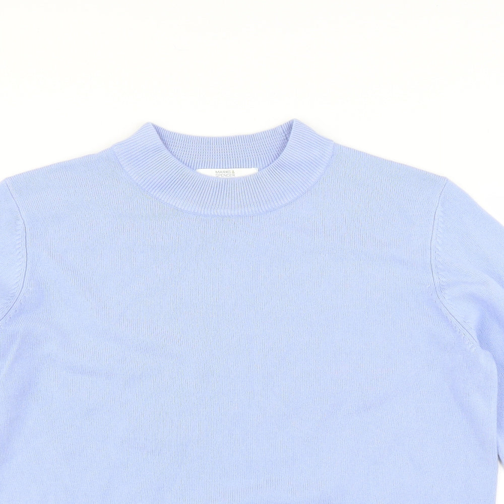 Marks and Spencer Womens Blue   Pullover Jumper Size 14