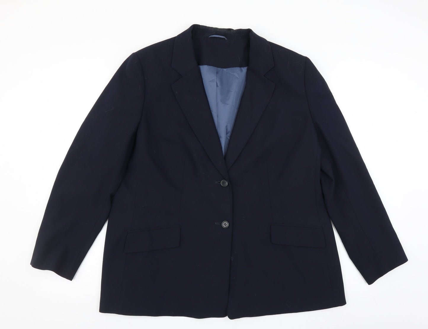 Preworn Mens Blue   Jacket Suit Jacket Size 40