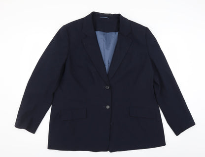Preloved Preworn Mens Blue   Jacket Suit Jacket Size 40 - Front