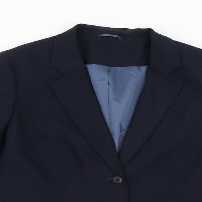 Preloved Preworn Mens Blue   Jacket Suit Jacket Size 40 - Detail