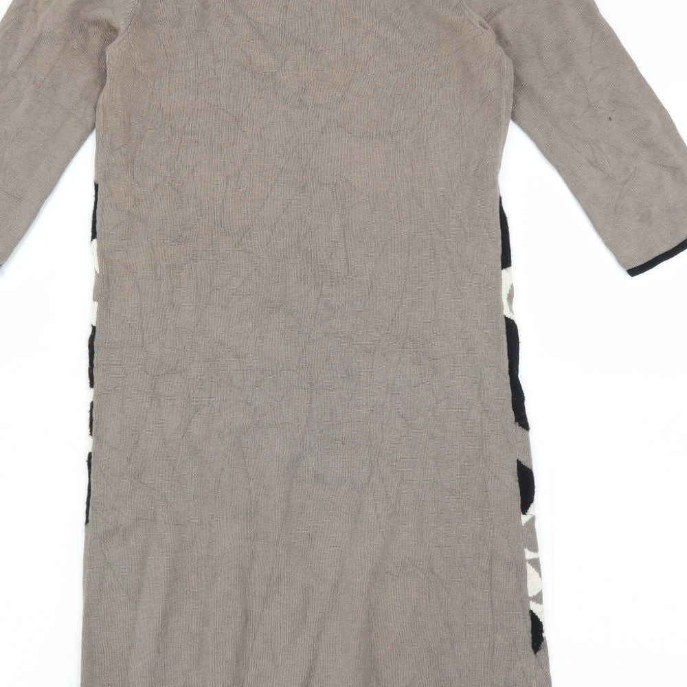 French Connection Womens Brown   Jumper Dress  Size XS