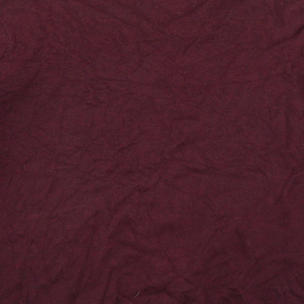 George Mens Purple   Pullover Jumper Size XL  - burgundy