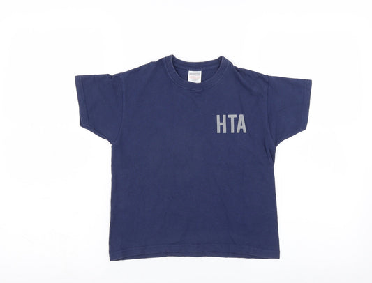 Preworn Boys Blue   Basic T-Shirt Size 5-6 Years  - HTA