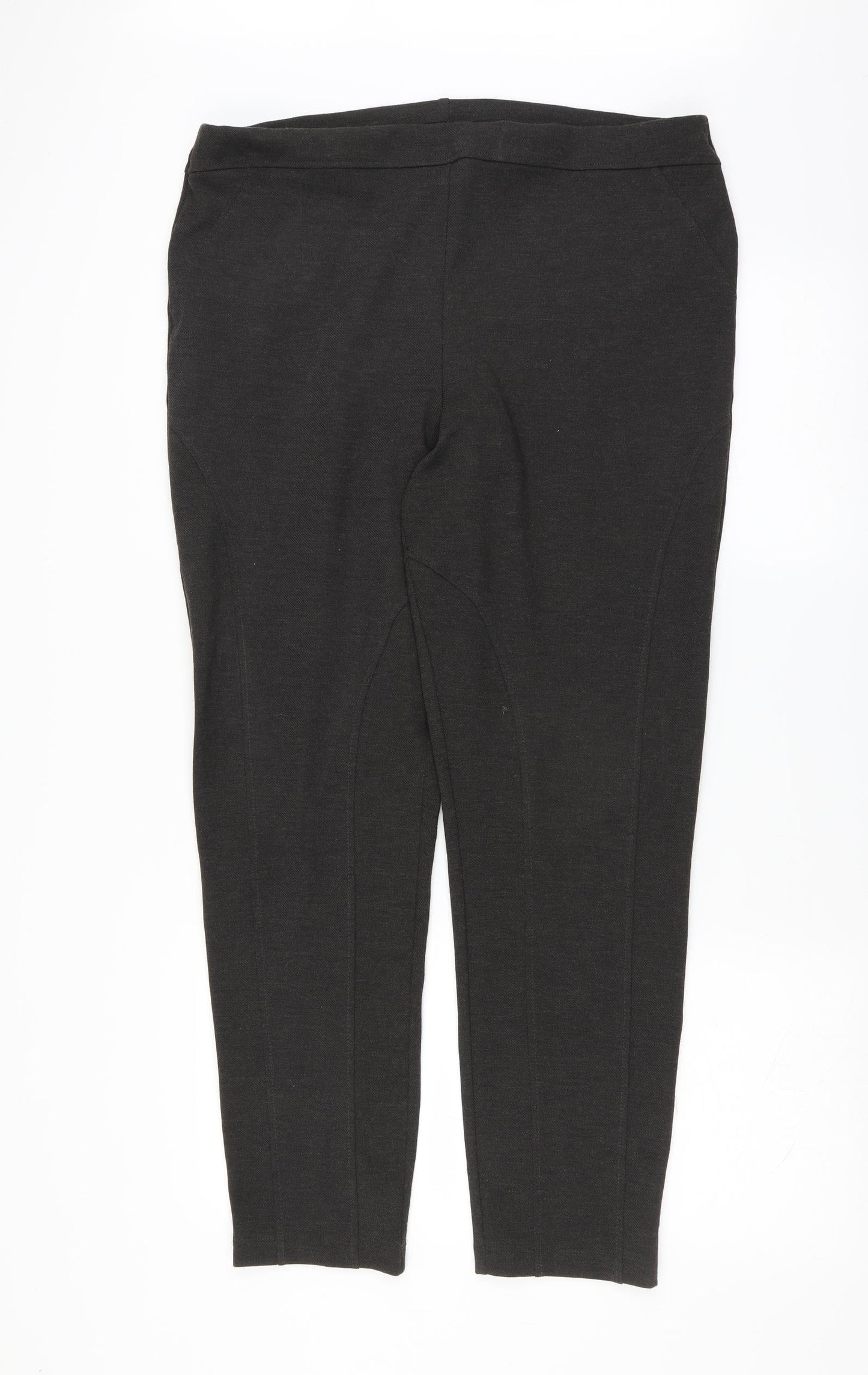 Marks and Spencer Womens Grey   Trousers  Size 18 L29 in