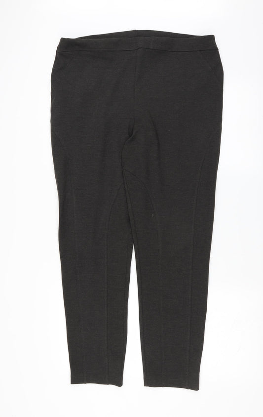 Marks and Spencer Womens Grey   Trousers  Size 18 L29 in