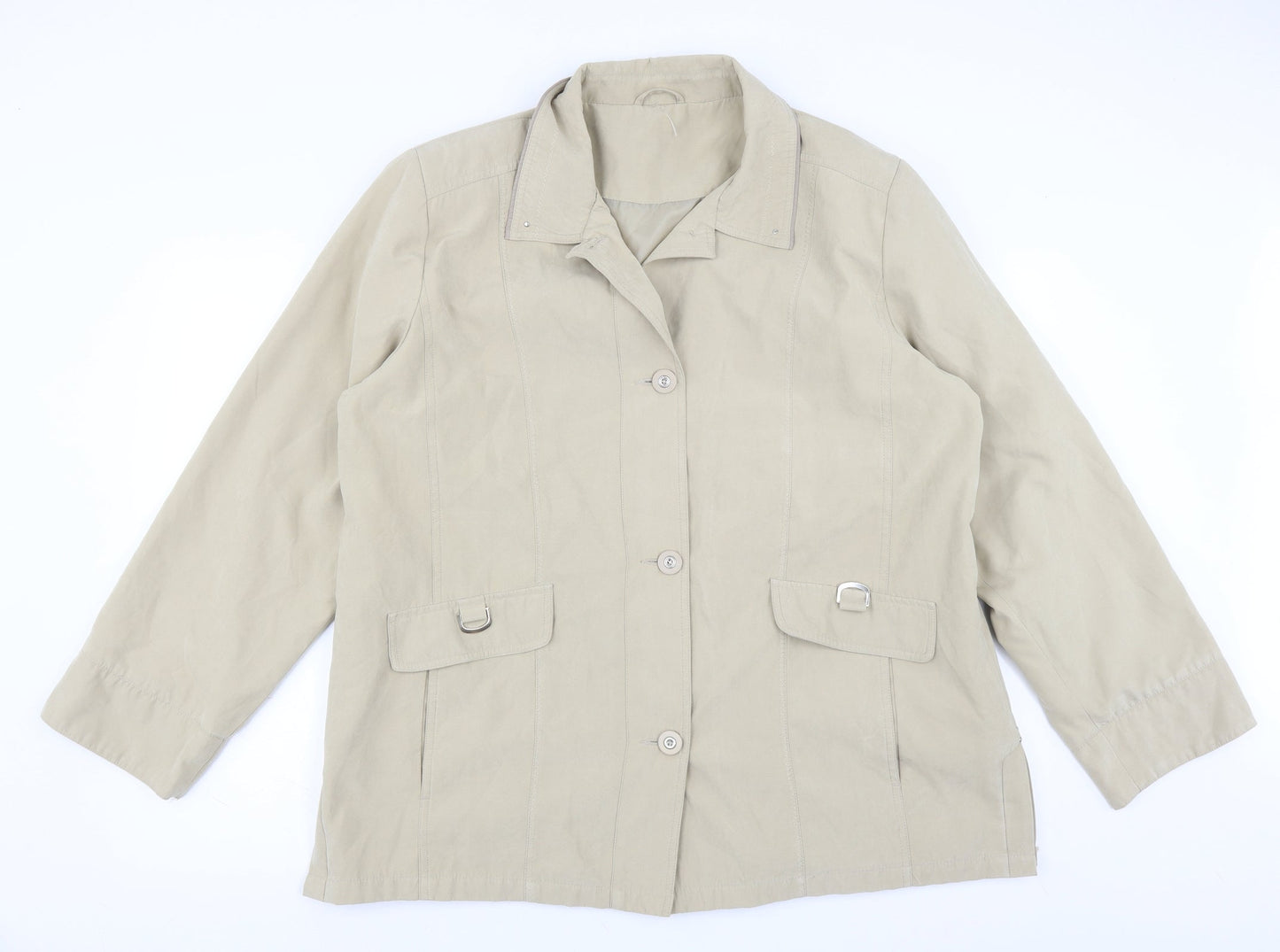 Preworn Womens Beige   Jacket  Size 20