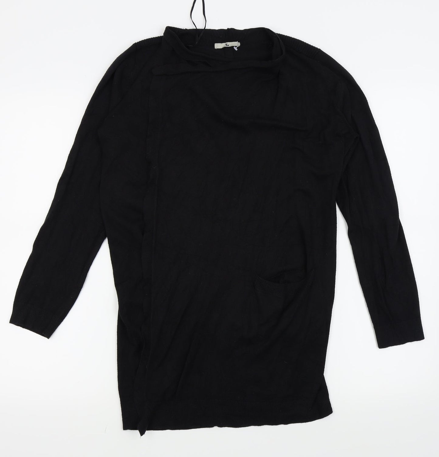 TU Womens Black   Cardigan Jumper Size 12