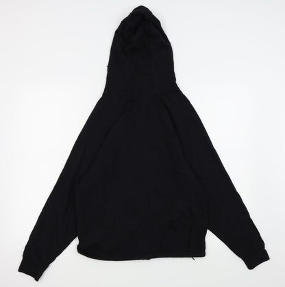 Preloved F&F Womens Black   Full Zip Jumper Size 12 - Back
