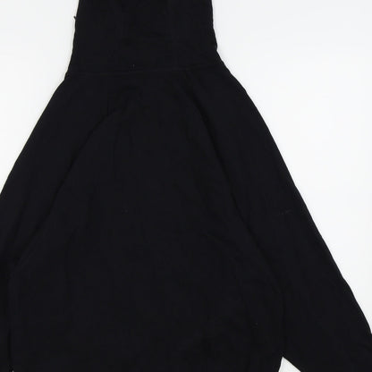 Preloved F&F Womens Black   Full Zip Jumper Size 12 - Label