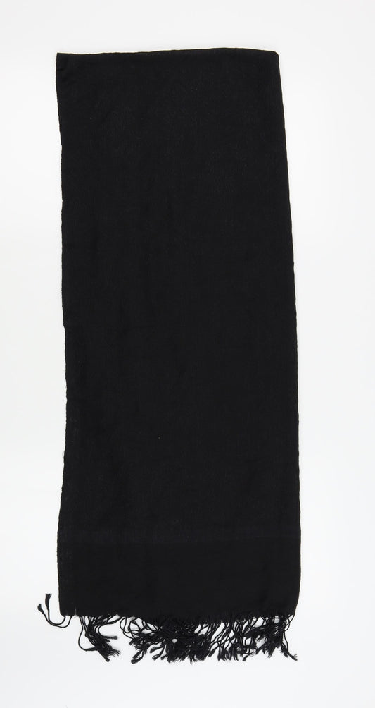 Preworn Womens Black    Scarf