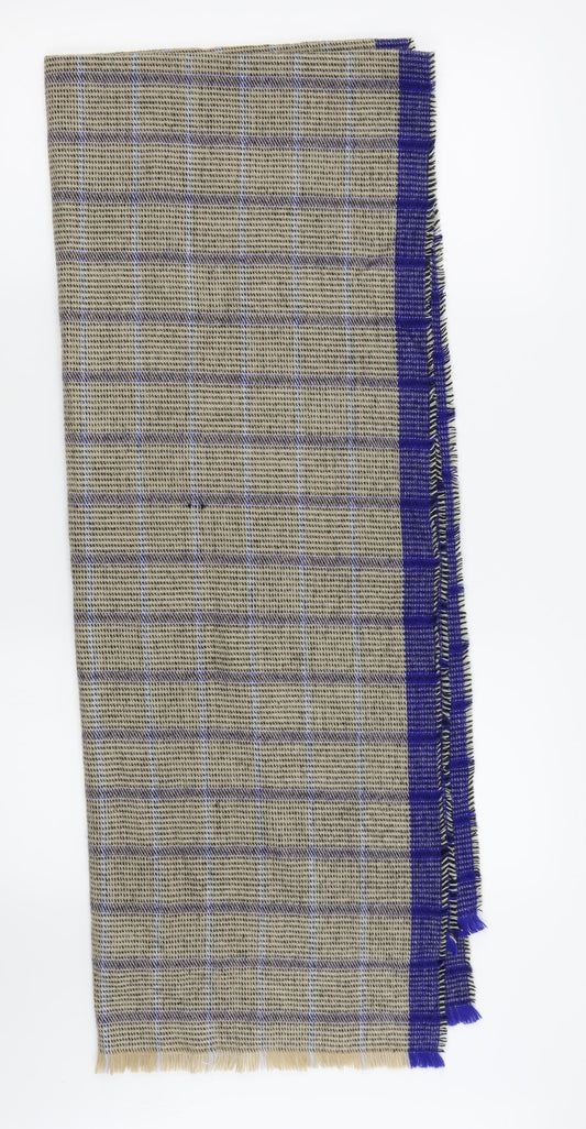 Primark Womens Blue Check   Scarf