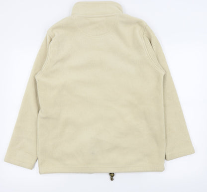 Preloved EWM Womens Beige   Jacket  Size 10 - Back