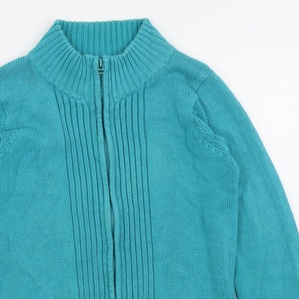EWM Womens Blue   Full Zip Jumper Size 10