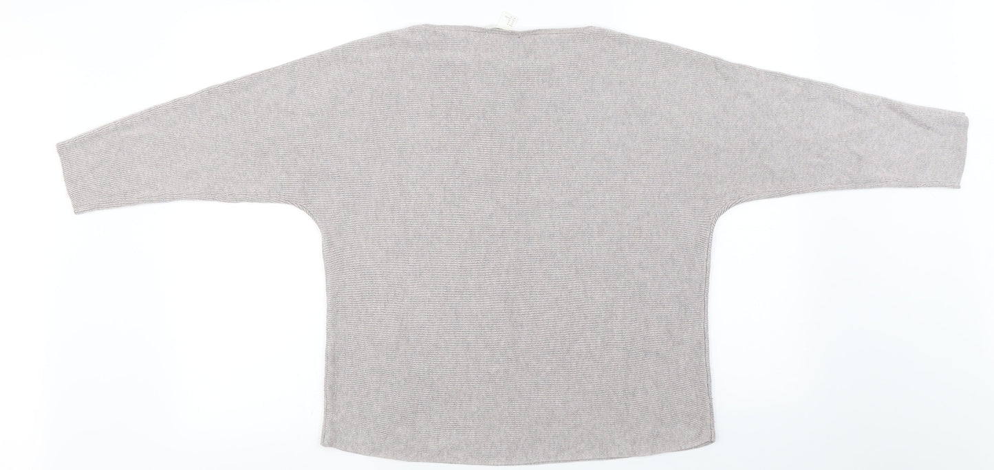 H&M Womens Grey   Pullover Jumper Size M