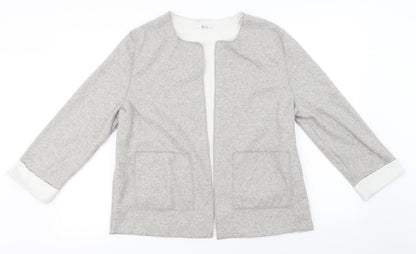 Preloved TU Womens Grey   Jacket Coat Size 14 - Front