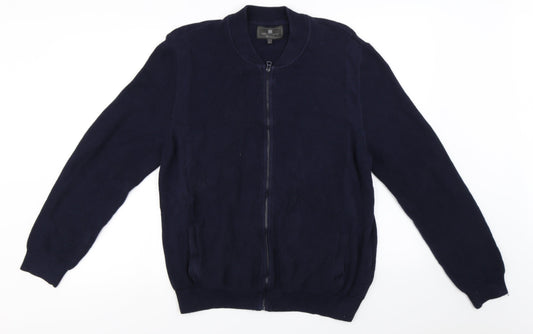 Marks and Spencer  Womens Blue   Full Zip Jumper Size L