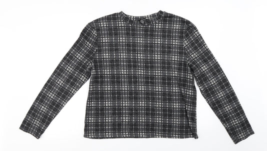 Primark  Womens Black Check  Pullover Jumper Size XL