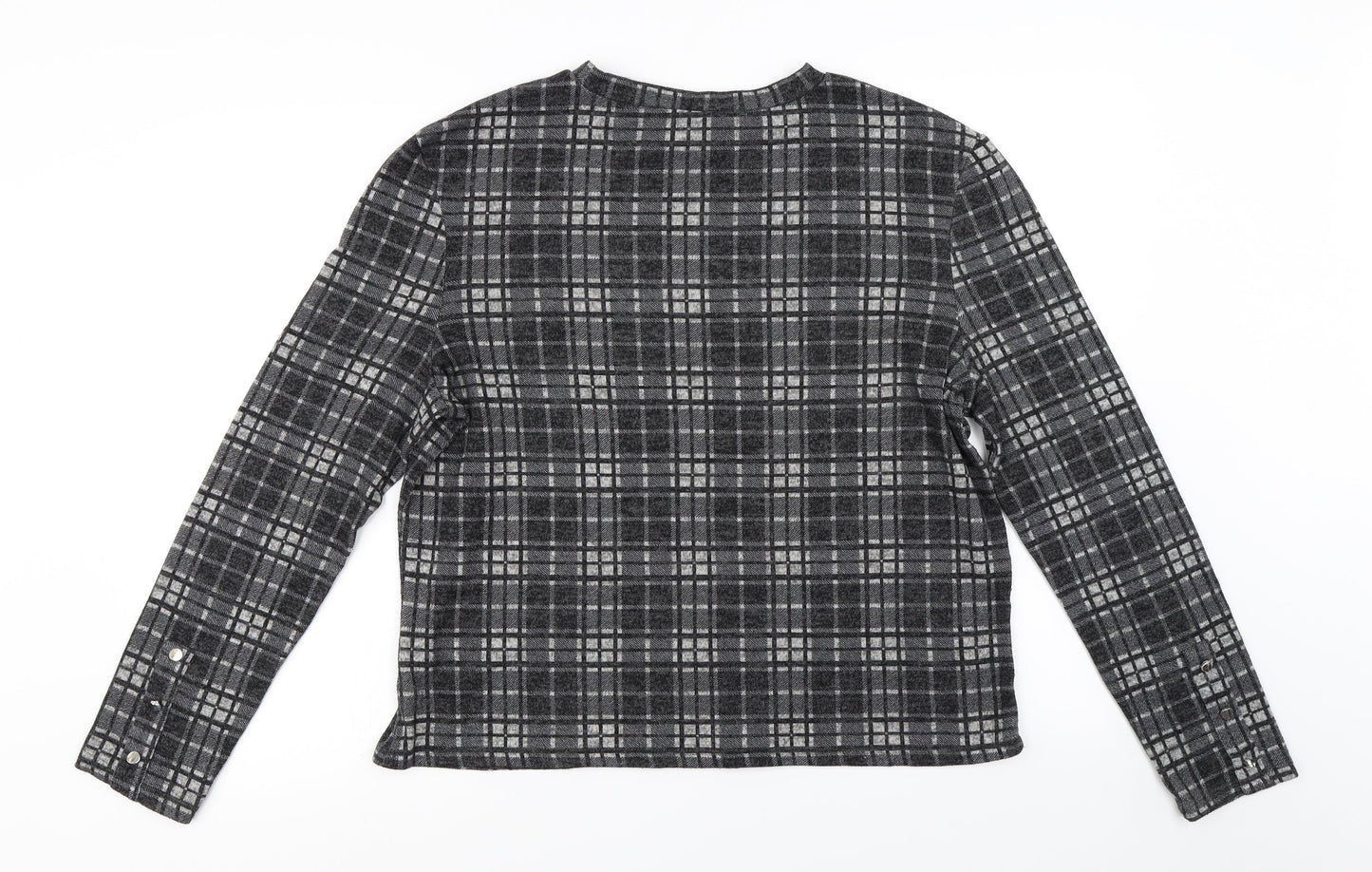 Primark  Womens Black Check  Pullover Jumper Size XL