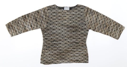 Wallis  Womens Beige   Pullover Jumper Size 12