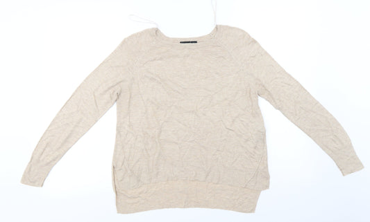 Zara Womens Beige   Pullover Jumper Size S