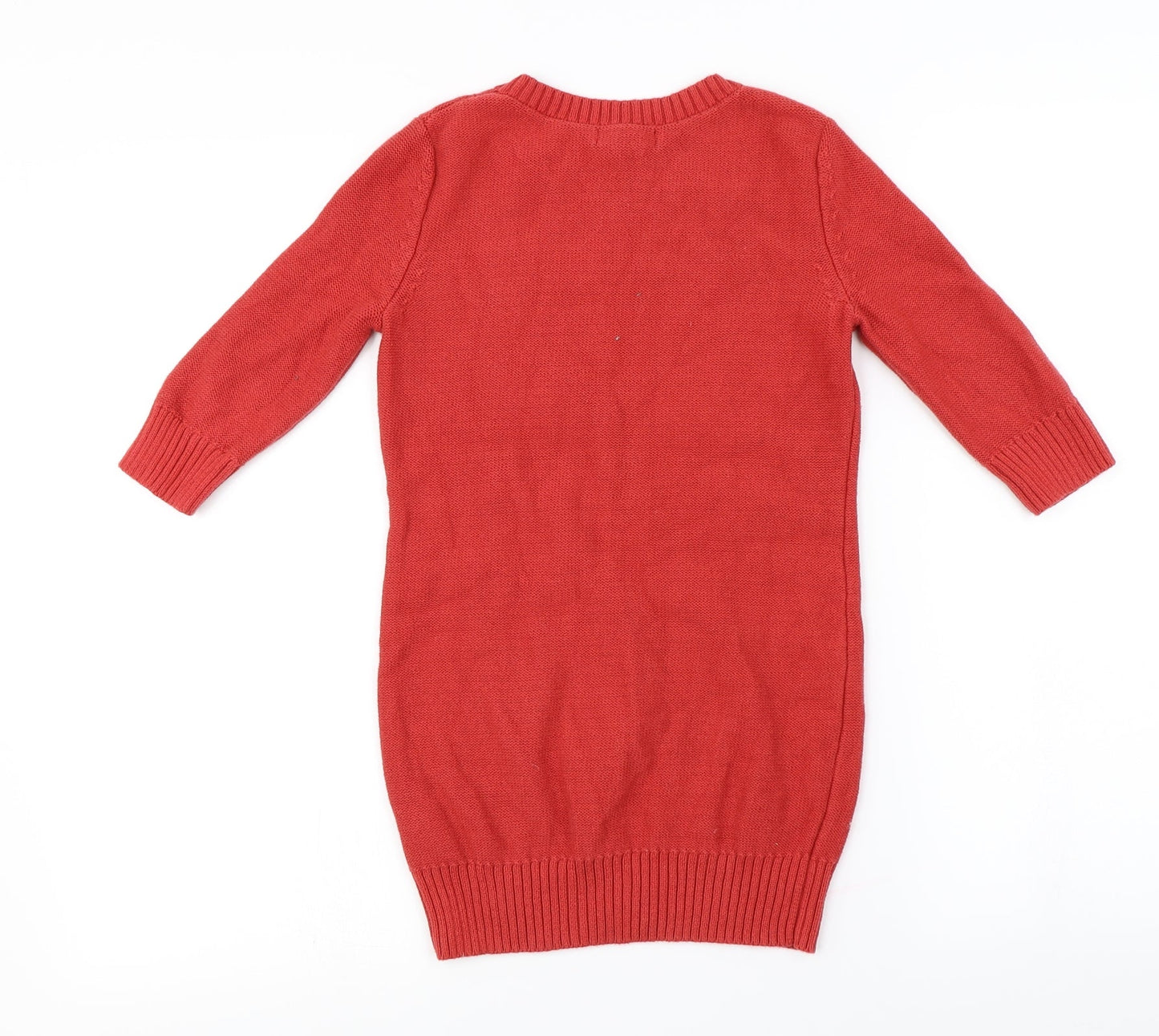 Gap  Girls Red   Pullover Jumper Size 5-6 Years