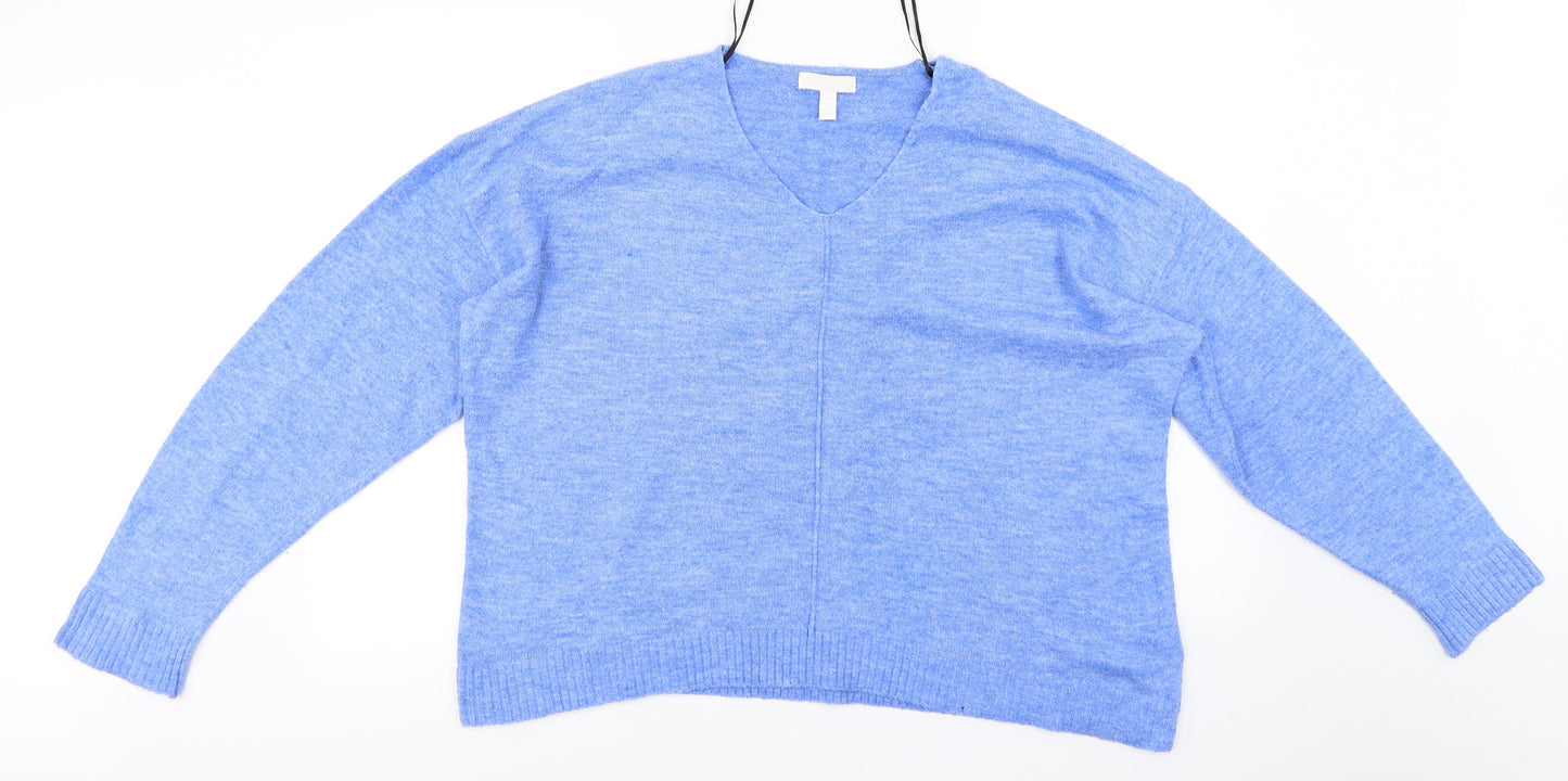 H&M  Womens Blue   Pullover Jumper Size L